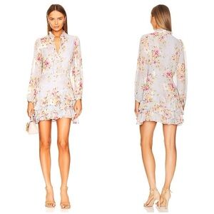 Yumi Kim Jenna Mini Dress in New Day Blue Size L